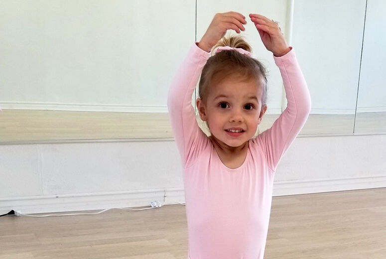Vivian as a ballerina