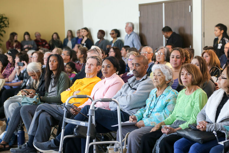 Attendees of all ages came out to learn more about healthy living. 