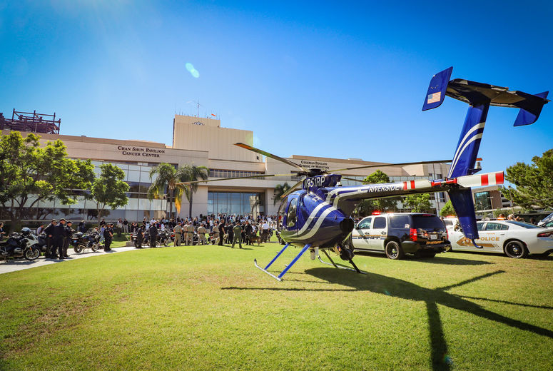 More than 20 law enforcement agencies participated in the 20th annual Cops for Kids Fly-In