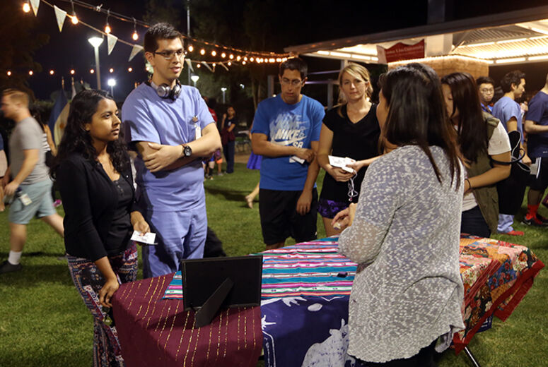 During International night, Students from LLU’s eight schools learned about short-term mission service opportunities offered by Students for International Mission Service.