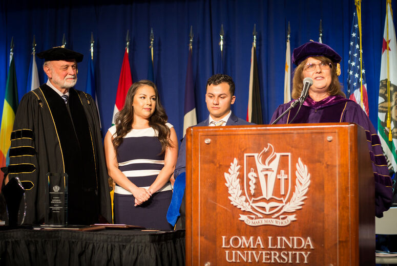 School of Public Health graduation.