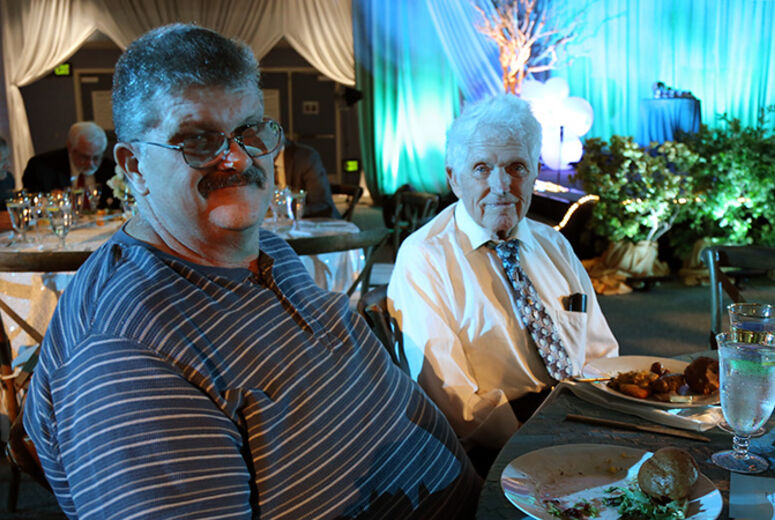 William Daniel's son, William Daniel, was recognized the same evening for 30 years of service to Loma Linda University Health.