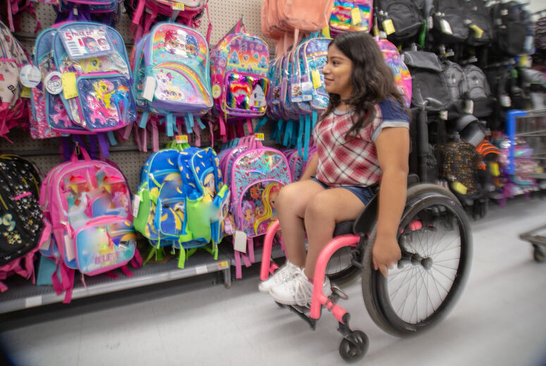 LLU Children's Hospital patients paired with San Bernardino County Sheriff’s Department members to shop for school supplies, healthcare products and clothes.