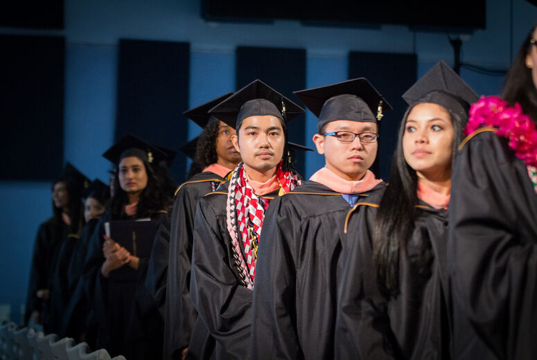 School of Public Health graduation.