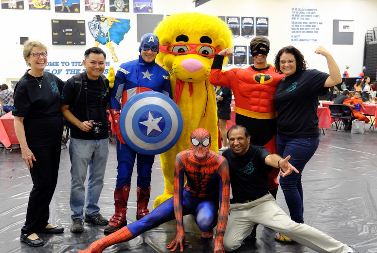 Patients were treated to an afternoon of fun and games at the 5th annual Super Kids Event at Grand Terrace High School