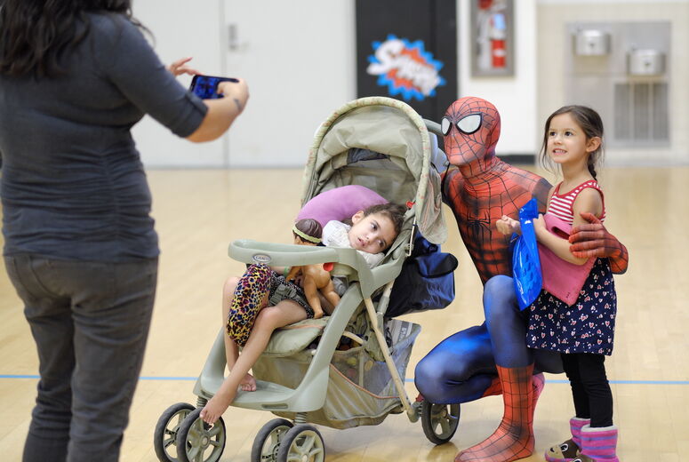 Patients were treated to an afternoon of fun and games at the 5th annual Super Kids Event at Grand Terrace High School