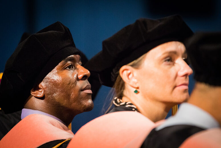 School of Public Health graduation.