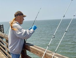 Floyd Butler returned to his favorite hobbies, such as fishing, after undergoing a minimally invasive valve-in-valve procedure at Loma Linda University Medical Center.